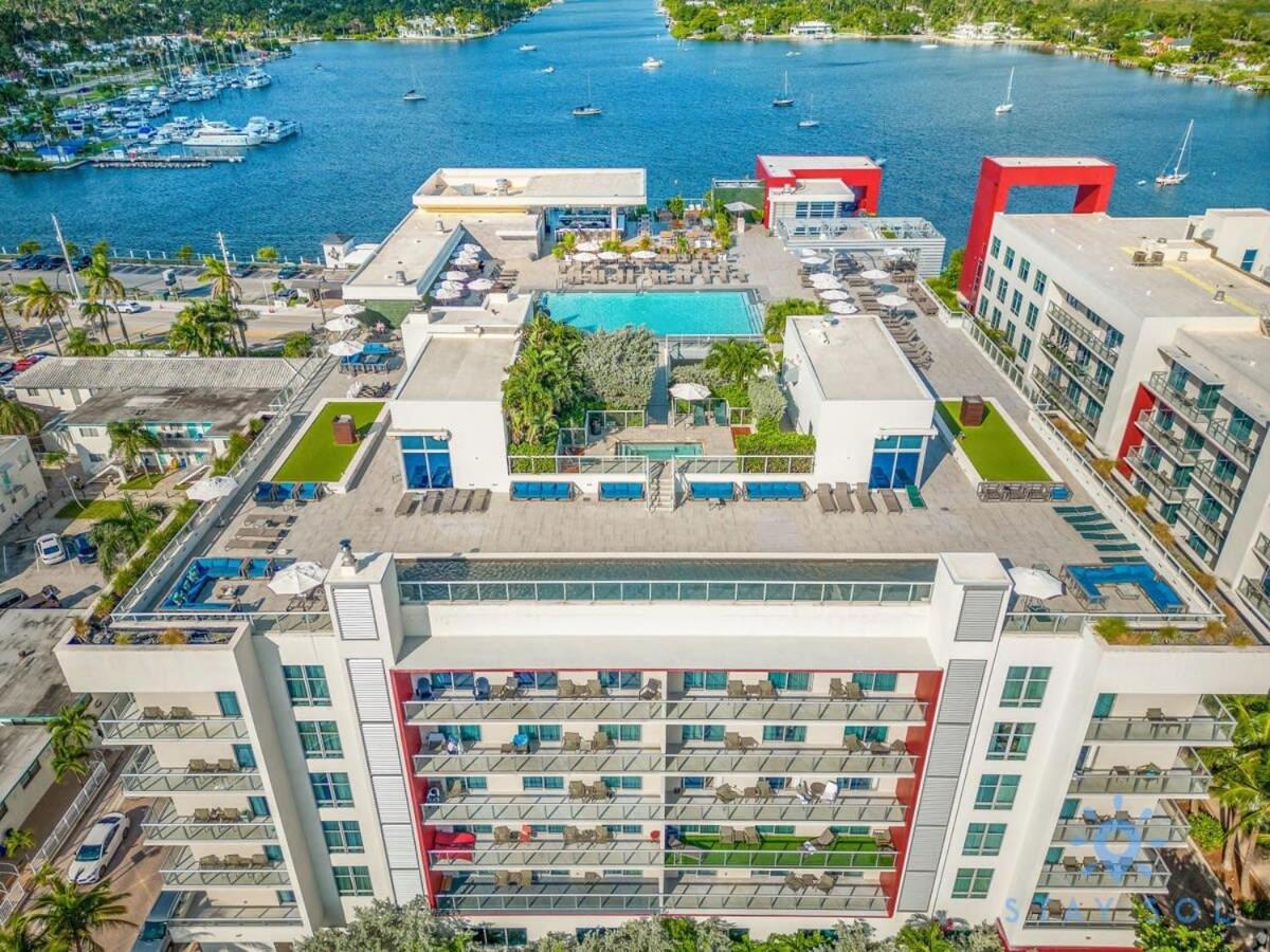 Rooftop Pool - Ocean View Balcony - Hollywood Beach Exterior photo