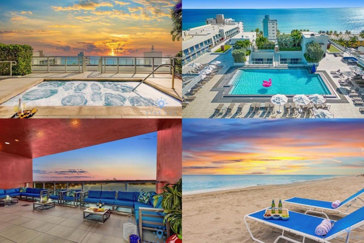 Rooftop Pool - Ocean View Balcony - Hollywood Beach Exterior photo