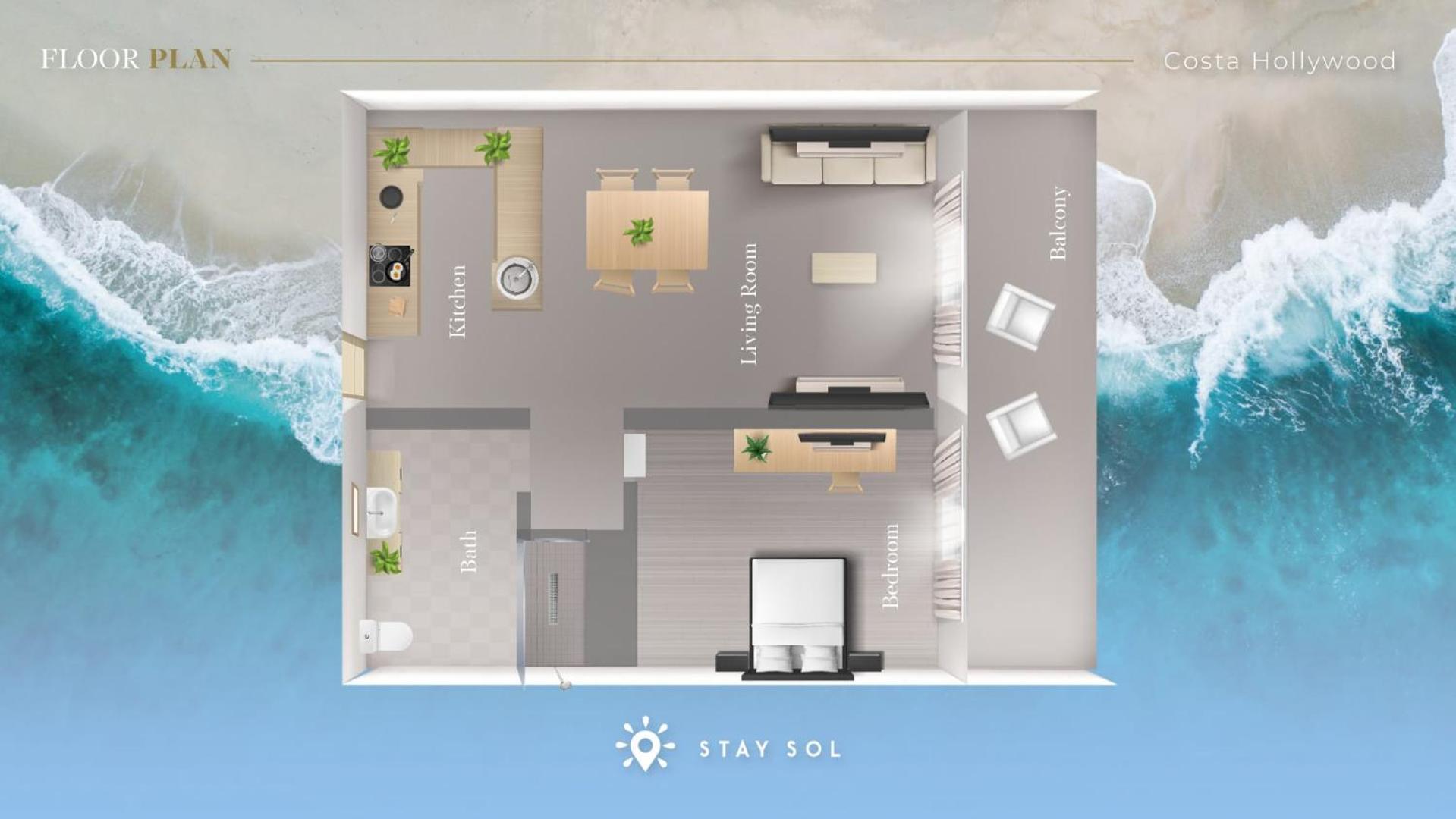 Rooftop Pool - Ocean View Balcony - Hollywood Beach Exterior photo